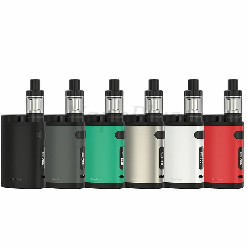 Eleaf istick Pico Dual Kit 2ml MELO III Mini Tank Atomizer and 200W VWTC Pico Dual Box MOD Vaporizer vs iStick Pico kit