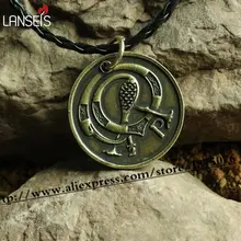 Lanseis20 шт. ирландское ожерелье Ирландская винтажная Пенни птица