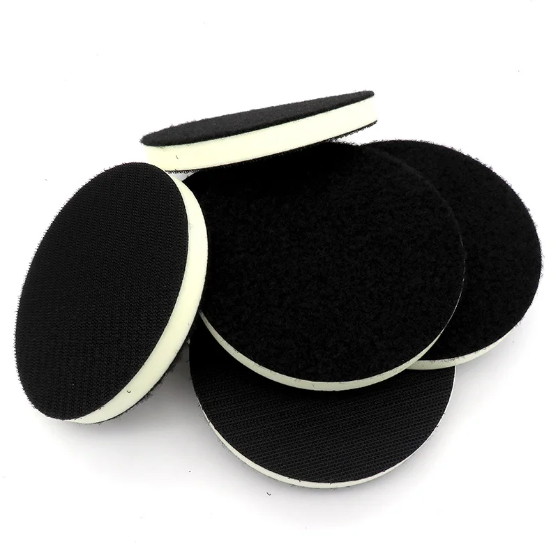 

5PCS 5" 125MM PU Foam Interface Pad Medium Density Hook & Loop Sander Backing Pad Polishing Pad Power Tools Parts