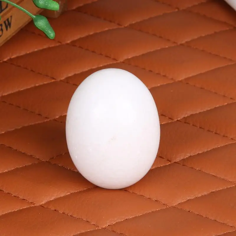 

Natural White Jade Gemstone Egg Crystal Healing Sphere Massage Finger Home Decor Stones Decoration Crafts