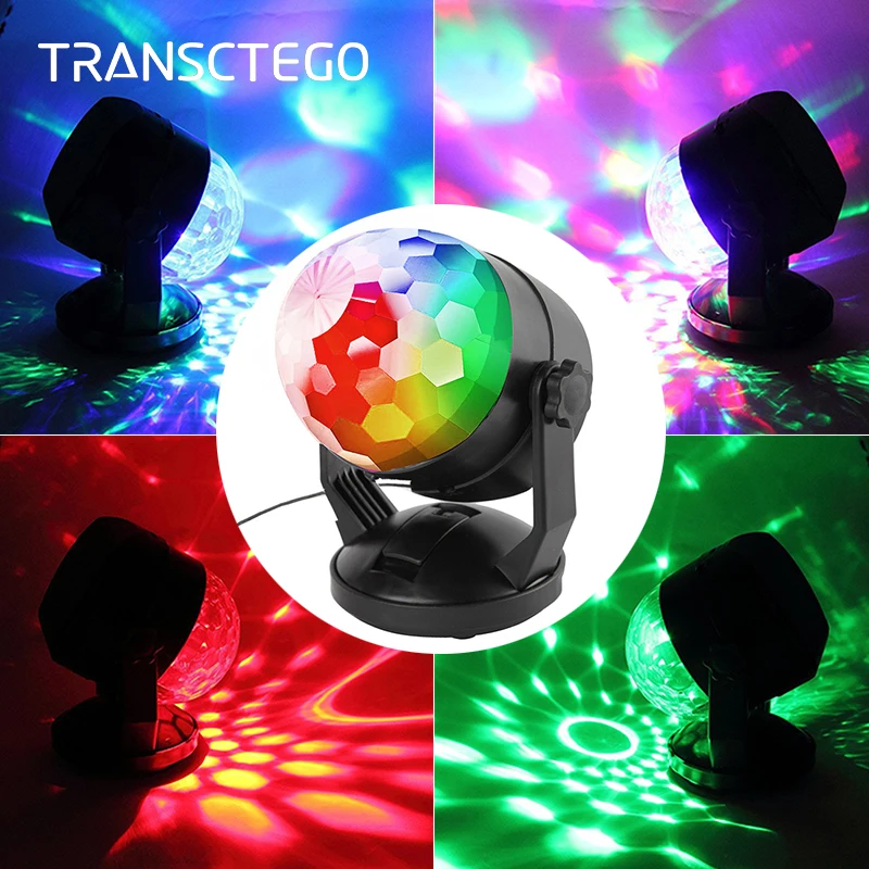 Disco Light Magic Ball DJ Lights Ball Battery Powered RGB Party Light
