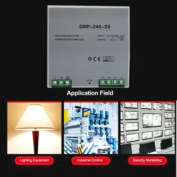 

AC/DC Power Supply DRP-240-24 240W 24V Din-Rail Power Supply Single Phase Switching Power Supply Din-Rail Power Supply