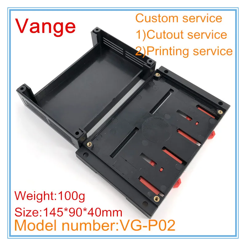 1 шт./партия прессформа Инжекторная коробка din рейка 145*90*40 мм ABS пластиковая рама страховочный кожух diy для промышленного устройства управления