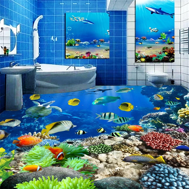 

papel de parede 3D flooring wall stickers sitting room wall paper self adhesive bathroom wallpaper for walls 3 d contact-paper