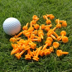 Wholesale New 50 Pcs/Pack Professional 25mm Plastic Castle Golf Tees Sports Double-deck Golf Tees Training Aids Accessories
