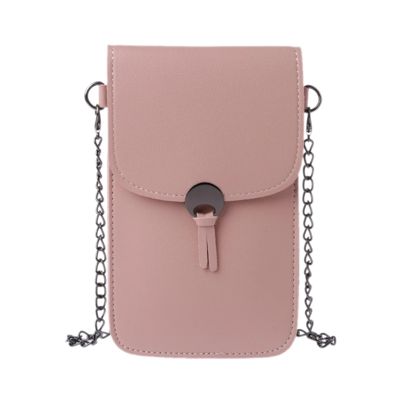 

Transparent Shoulder Strap Wallet Purse Coin Phone Mobile Bag Case Touch Screen