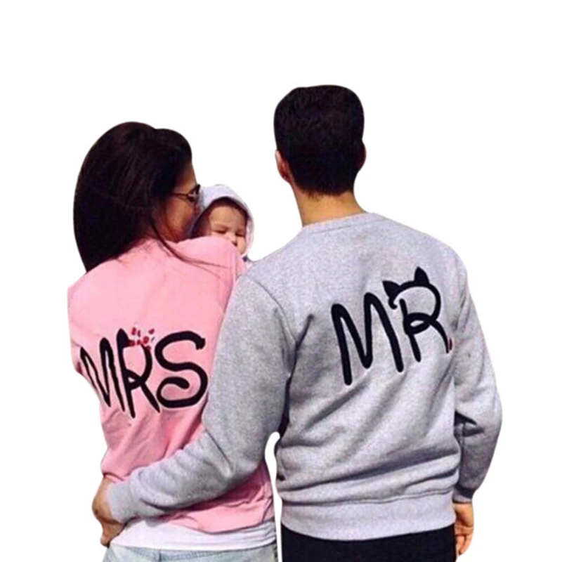 Women Men Sweatshirts Print Letter MR MRS Lovely Couple Pullovers For  Lovers Appointment And Travel Fashion Casual Sweatshirts|casual  sweatshirt|fashion sweatshirtsweatshirt fashion - AliExpress