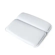 1 шт. подушка для ванны спа подушка для ванны Мощные присоски очень мягкие 2 панели дизайн для поддержки плеч шеи подходит для любого размера ванны