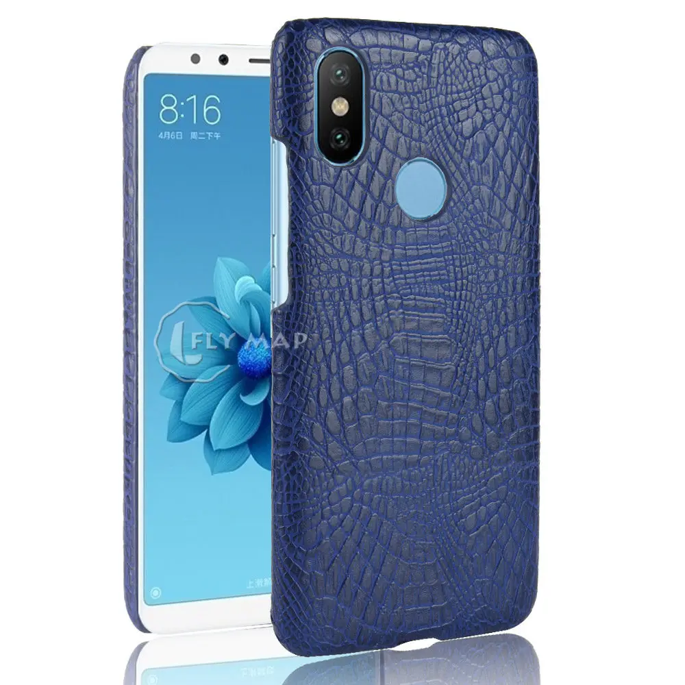 Чехол из крокодиловой кожи для Xiaomi Mi 6X X6 Mi6X Mi6 X MiX6 жесткий защитный чехол