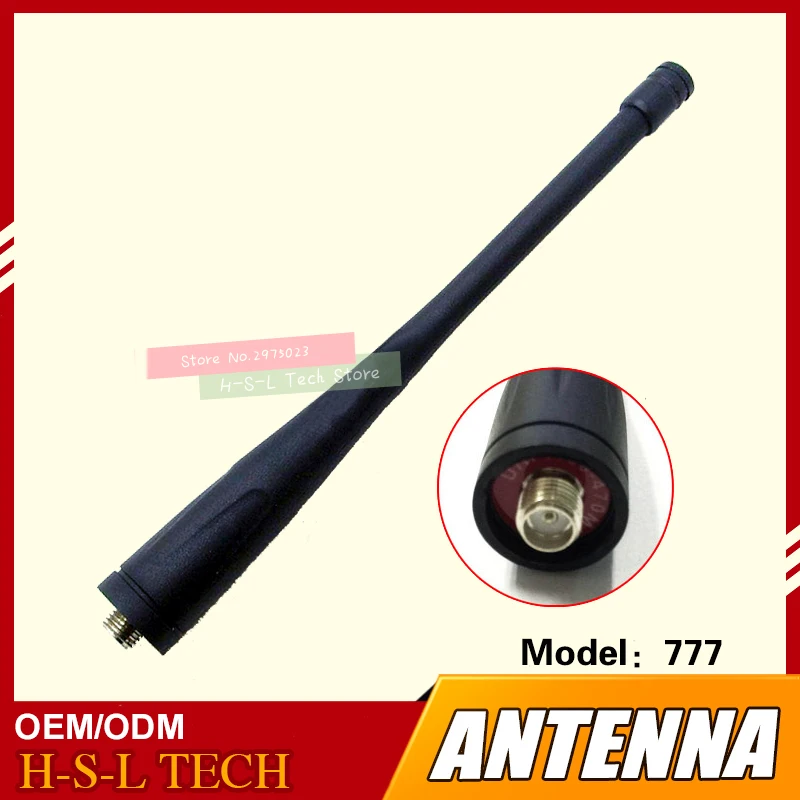 Walkie Talkie Rubber Antenna 400-470Mhz Smafemale Two Way Radio Antenna For Baofeng 666 777 888 999 Kenwood HYT Quansheng TYT