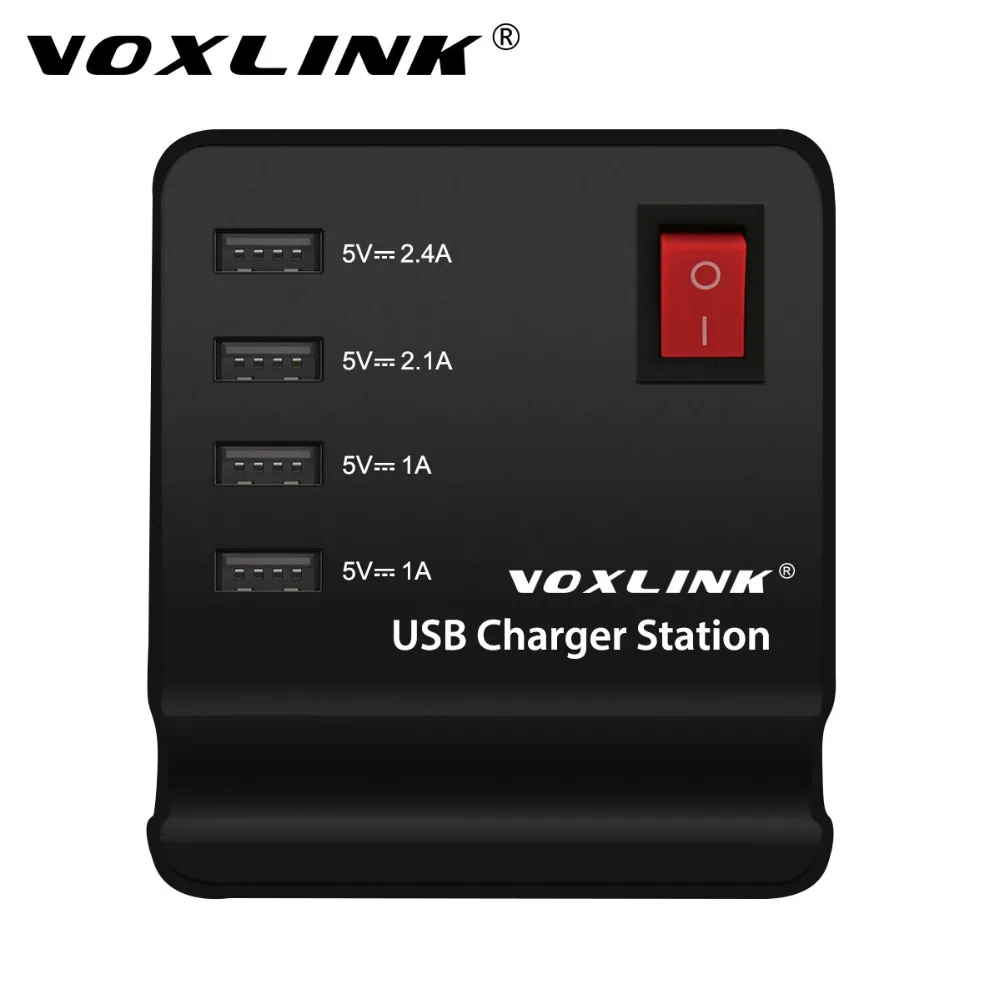 VOXLINK 4 Ports USB Desktop Charger 32W Multiport USB