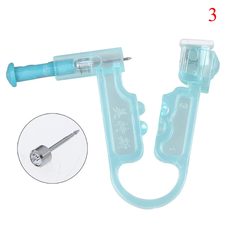 Disposable Healthy Safety Asepsis Nose Ear Studs Piercing Gun Piercer Tool Fashion Body Jewelry Gifts Accessories