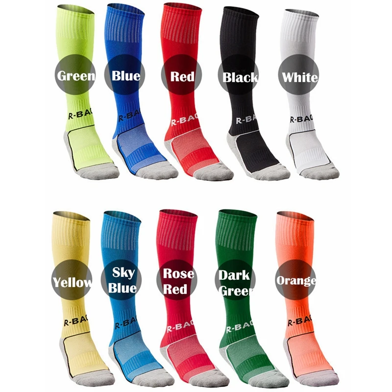 Football-Socks-Kids-Soccer-Socks-Sport-Footwear-Long-Terry-Cloth-Towel-for-Kids-Above-Knee-Tube