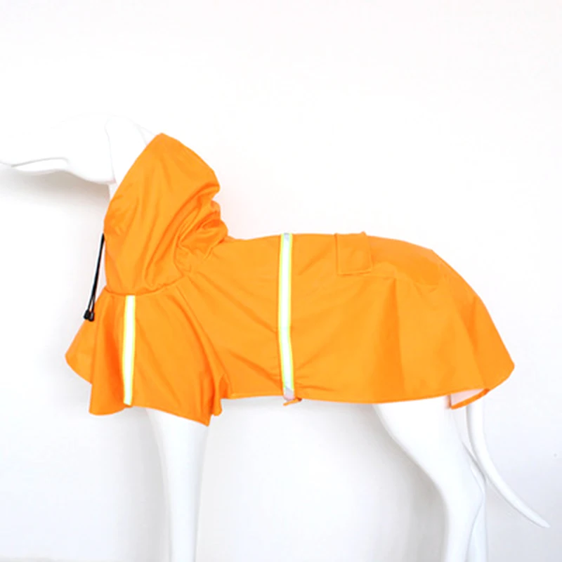 Пять цветов, водонепроницаемая куртка-дождевик для собак, светоотражающий дождевик для собак, одежда для маленьких, средних и больших собак, размер S-5XL