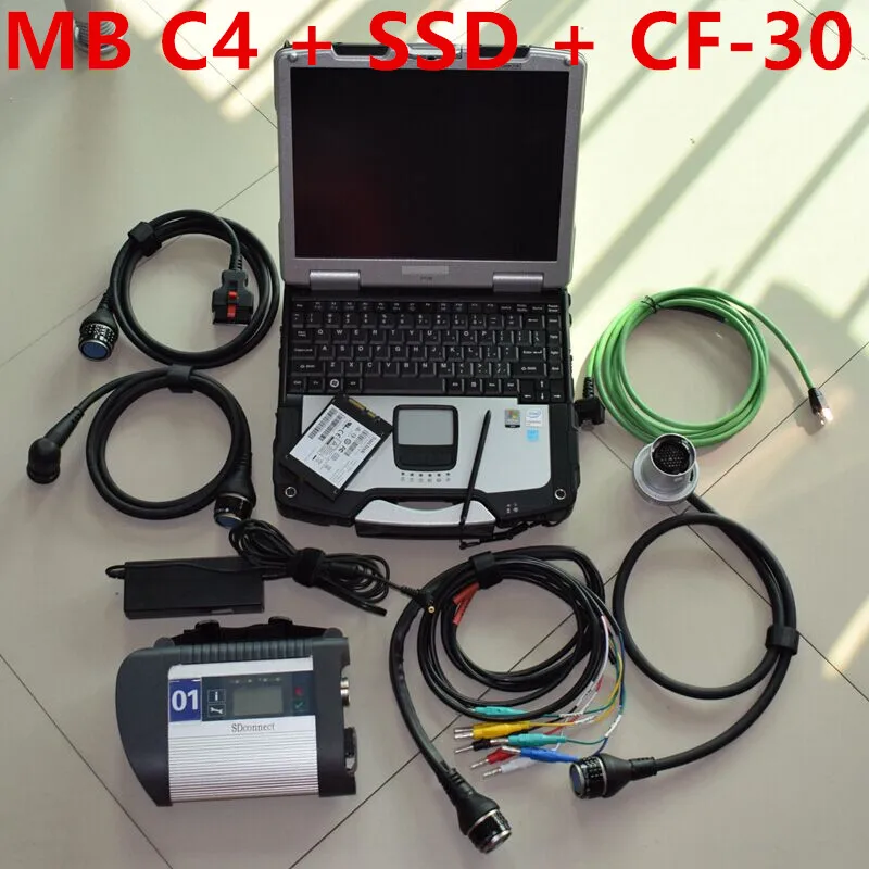 V2020.12 для Benz mb star c4 диагностический сканер и программное обеспечение SSD 360 гб