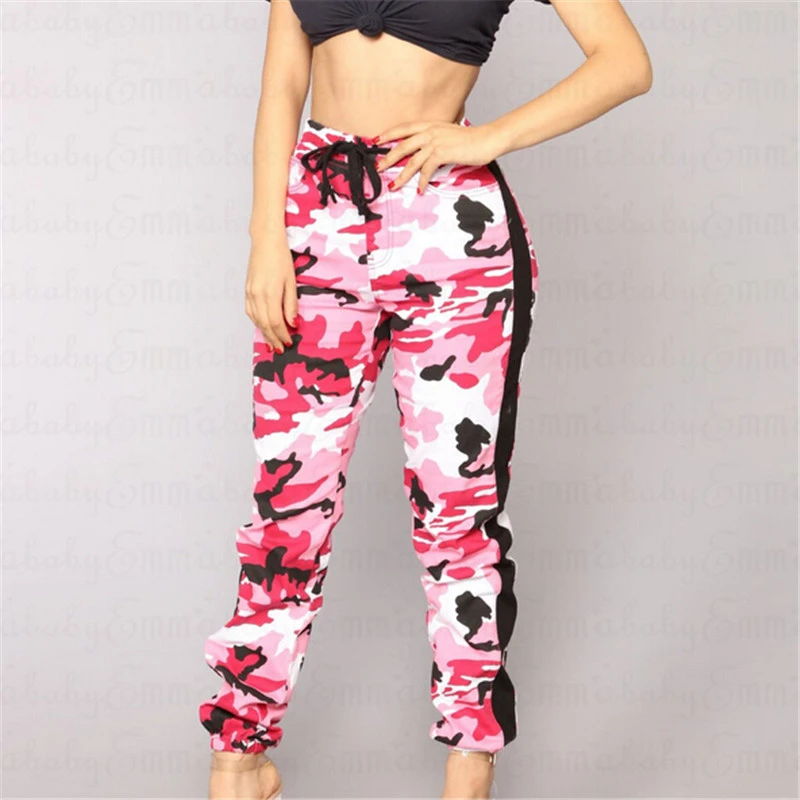 ladies camouflage cargo pants