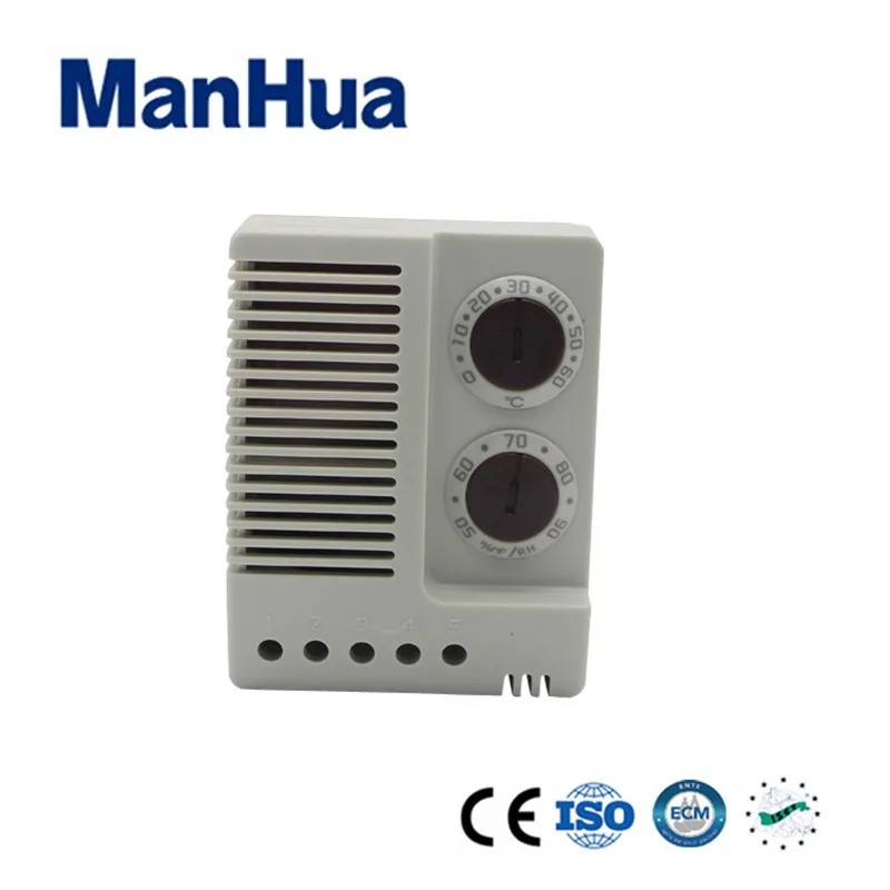 

ManHua Humidity Adjustable Optical Operating Display LED 230VAC ETF 012 Electronic Hygrothermostat Temperature Switch