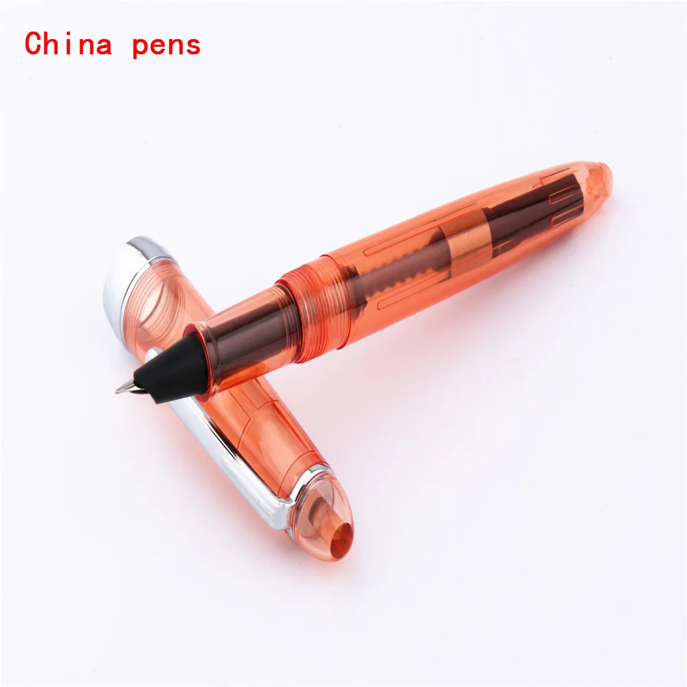 24 цвета, роскошное качество, Jinhao 992, спираль, интерфейс, Круглый, Офисная авторучка, новая, для школьников, студентов, офисные, канцелярские, чернильные ручки - Цвет: Tou red fine
