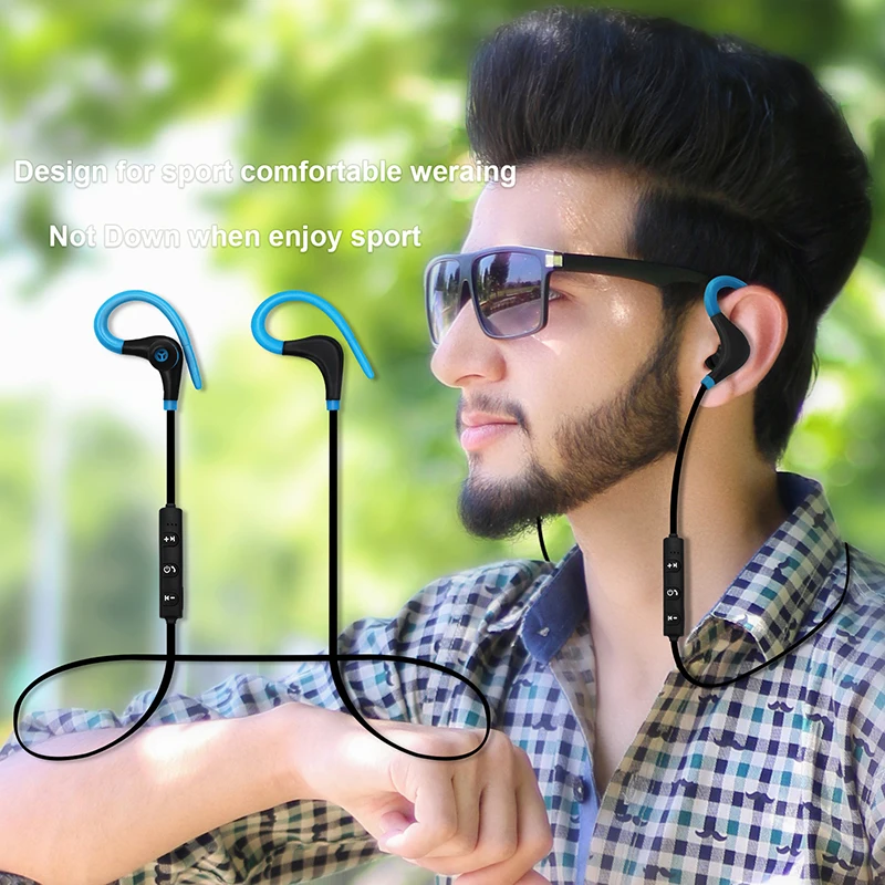 YODELI Bluetooth Headset Wireless Earphones Headphones with Microphone Sport Waterproof Stereo Earbuds for iPhone 8 Mobile Phone (12)