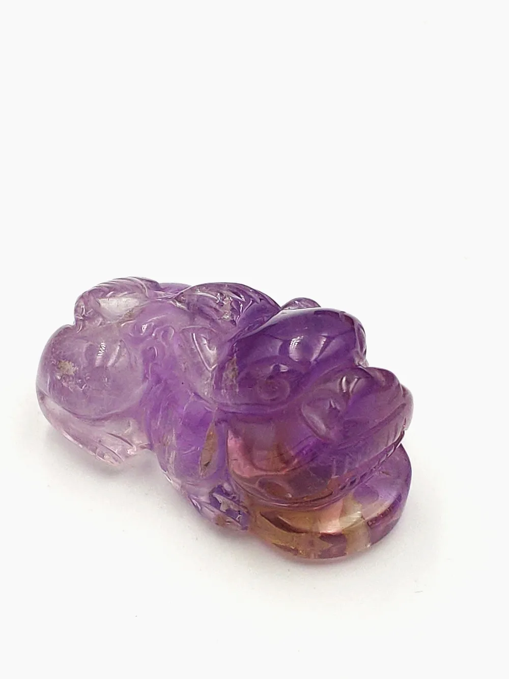 

Top Quality Natural Ametrine Quartz Yellow Purple Pi Xiu Carved Pendant Women Man 34x21x20mm Drop Shipping Best Crystal AAAAA