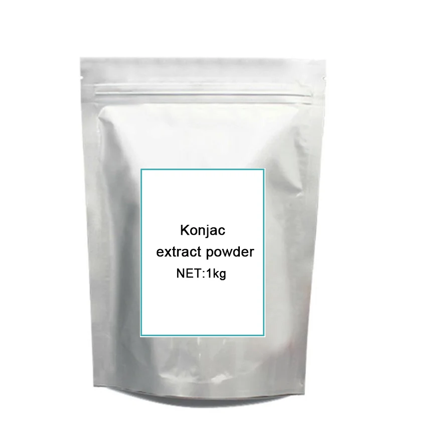 

factory hot sale konjac extract po-wder glucomannan 90% with the best price 1kg