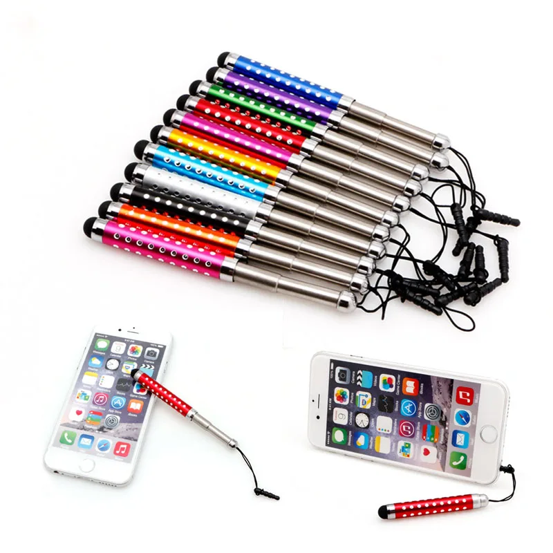 

Stylus Retractable Capacitive Touchscreen Pen Diamond For iPhone iPad Tablet PC