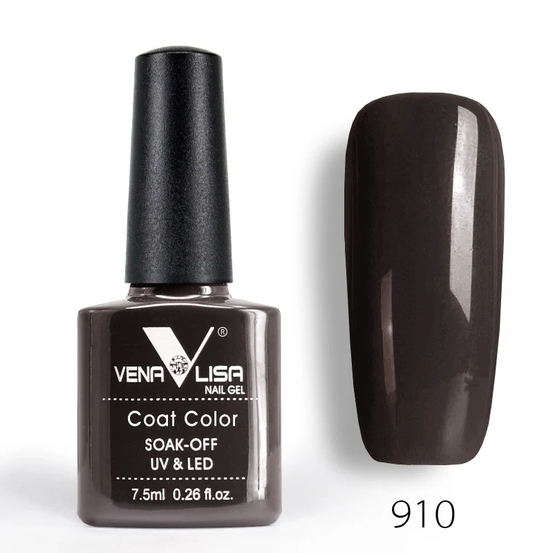 Venalisa, Цветной Гель-лак для ногтей, CANNI, маникюрный завод, новые продукты, 7,5 мл, лак для ногтей, Led& UV, замачиваемый Цветной Гель-лак - Цвет: 910