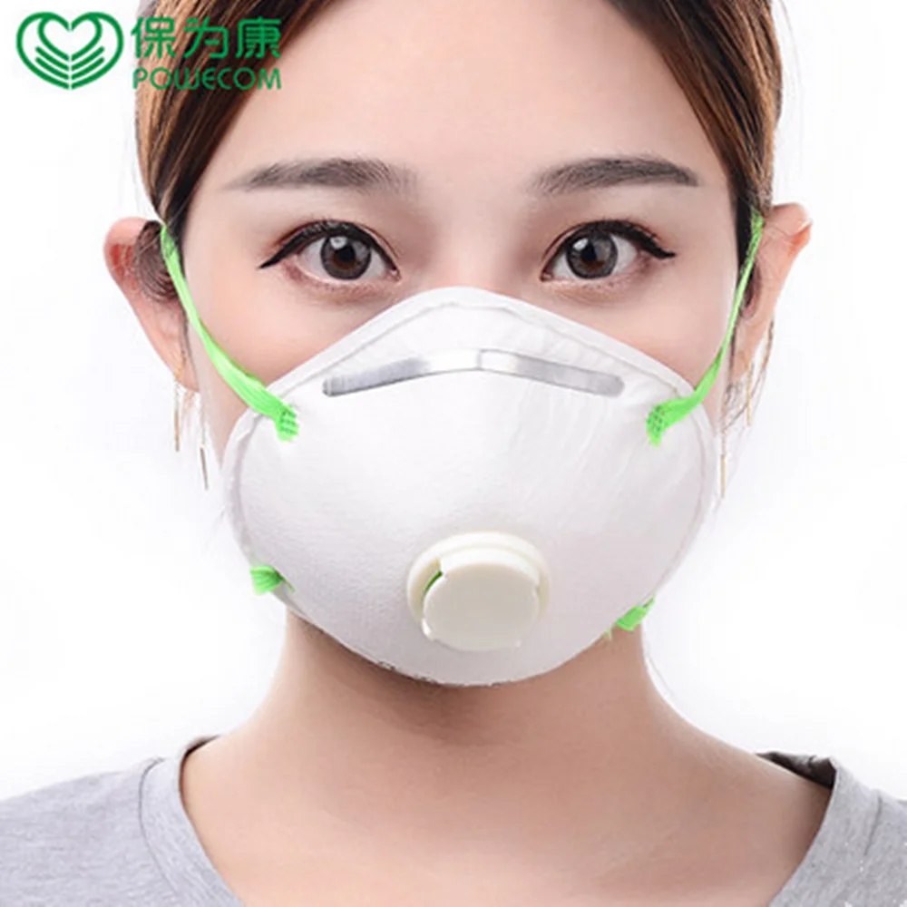 

2Pcs N9593 Dust Mask Breathing Valve Activated Carbon Industry Dust Anti-particulate Matter Cup Type Labor Protection Masks