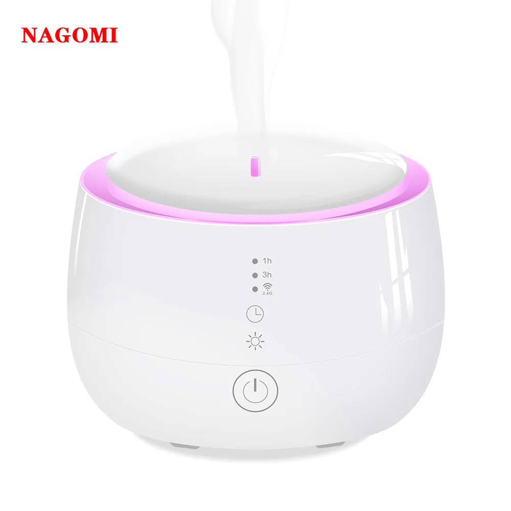 

300ML Ultrasonic Air Humidifier Smart Remote Control Aroma Essential Oil Diffuser With LED Night Light Color For Home