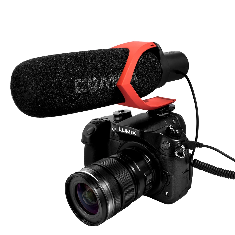 CoMica CVM-V30PRO на камеру видео микрофон направленный конденсаторный дробовик видео микрофон для DSLR камеры Nikon Canon Pentax Fuji
