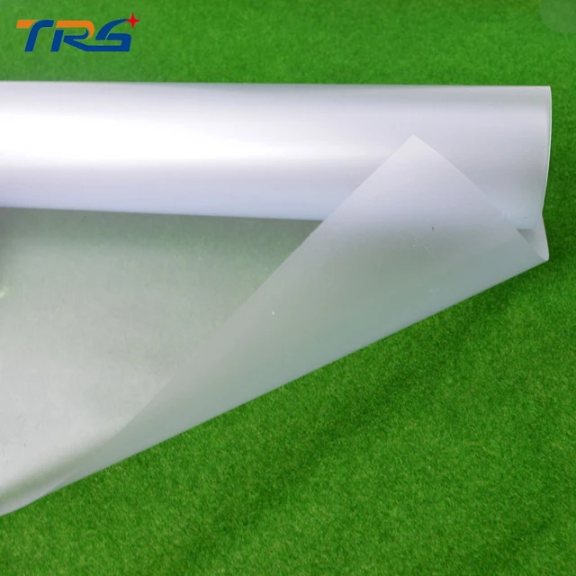 model making material transparent opaque matte film matte pvc sheet opaque sheet