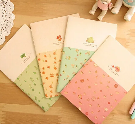 

6pcs/lot Large Size New Vintage Romatic Memory series Kraft paper notebook journal Diary Notepad Wholesale