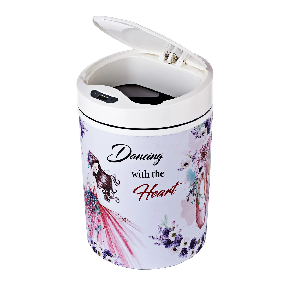 

Hot 9L Automatic Sensing Trash Can Infrared Motion Sensor Garbage Bin Waste Container Waste Bin Dustbin With USB Charging Cable