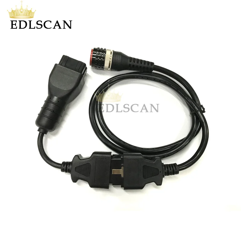 EDLSCAN 88890304 16Pin OBD II диагностический кабель 88890304 и 12 pin renault Диагностический кабель для Vocom сверхмощный грузовик сканер