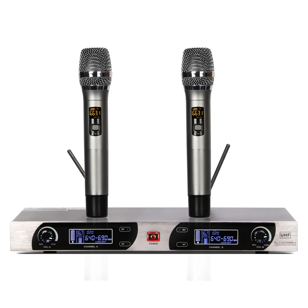 Best selling professional pll uhf wireless microphone with 50