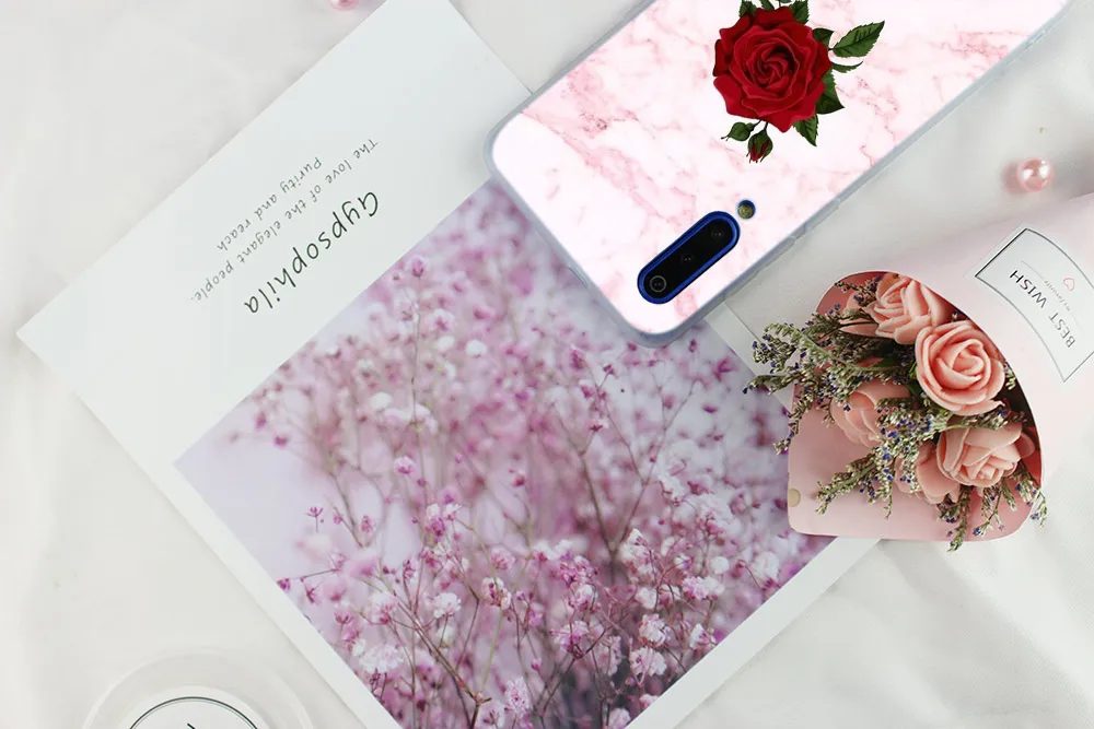Мягкий чехол для телефона с мраморными цветами Xiaomi 9 8 A2 A3 lite Mi 9t CC9 9se 5X 6 10 Max3 6X Note10 Pro