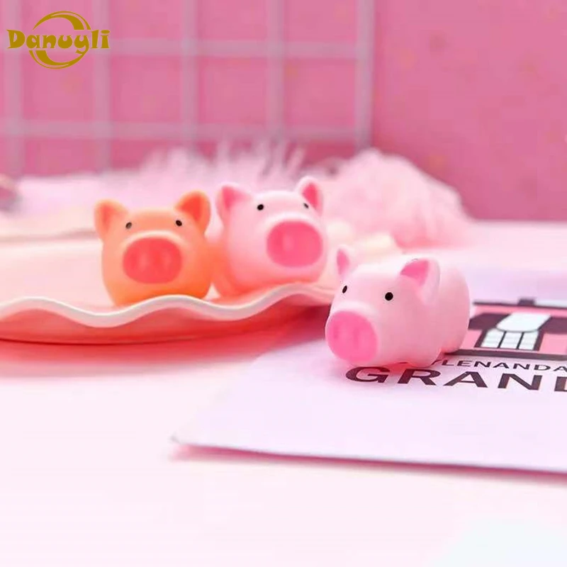 Danuyli 1 шт.. Squeeze Pig Mochi Squishy Kawaii Animal Slow Rising Squishy Toy анти-стрсс розыгрыши для детей Squishies милая игрушка