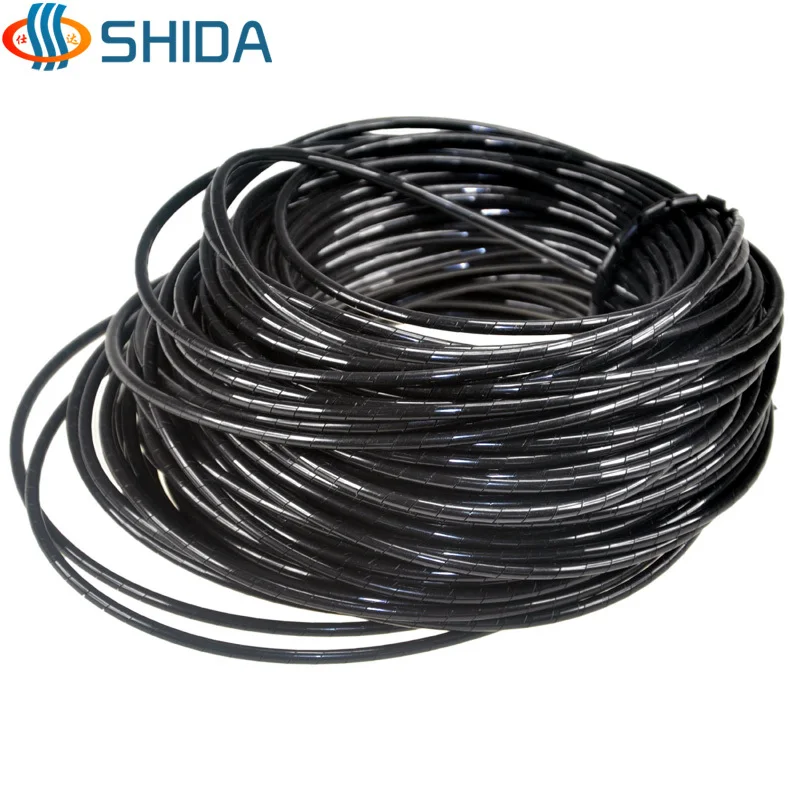 Мм м 3 мм* 50 м длина черный, белый цвет спираль обёрточная бумага ping обмотки трубы спиральный кабель провода обёрточная бу