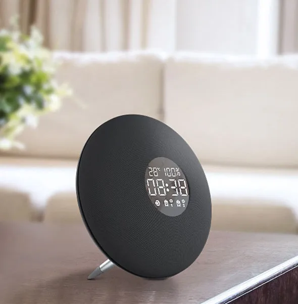 

Jomanga Z6 remote control bluetooth speaker mini portable computer speakers with alarm clock screen bedroom fashion speaker