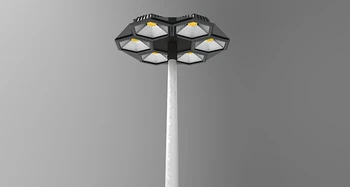 

[Seven Neon]2018 Hexagon adjustable bracket 300W led road light square light waterproof landscape lighting Tower Chandelier