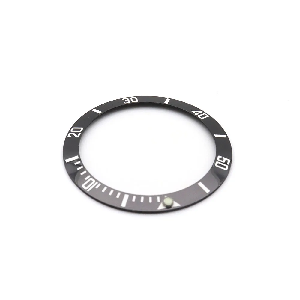 Wholesale 38mm Black Pure Ceramic Watch Bezel Top Quality Insert For Submariner