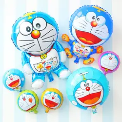 Doraemon алюминиевая мембрана Джингл кошки тема для празднования дня рождения Надувные Воздушные шары украшения гелий воздушный шар оптовая