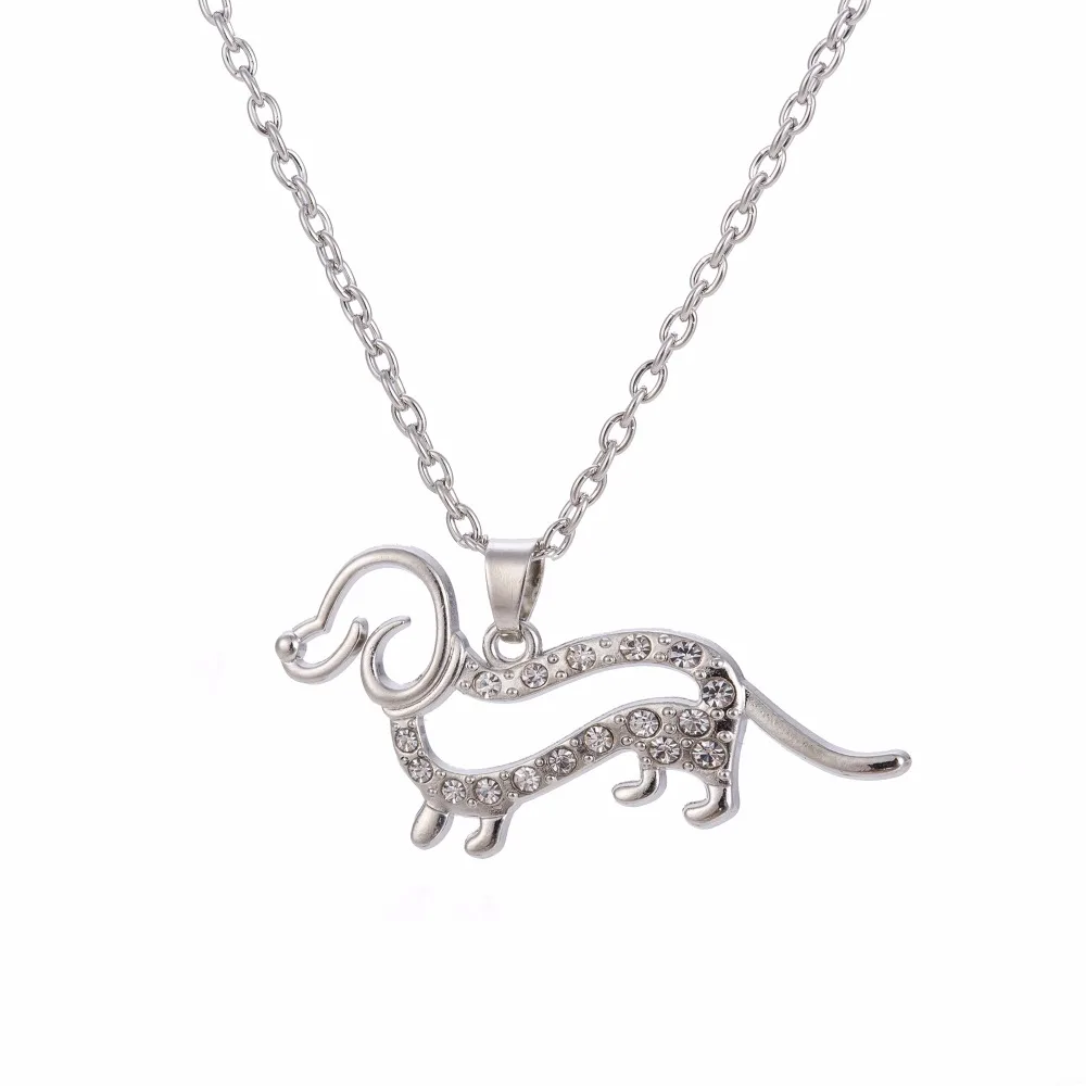 Ожерелье с подвеской в виде собаки кристаллами|dog jewelry|jewelry for womendog jewelry women |