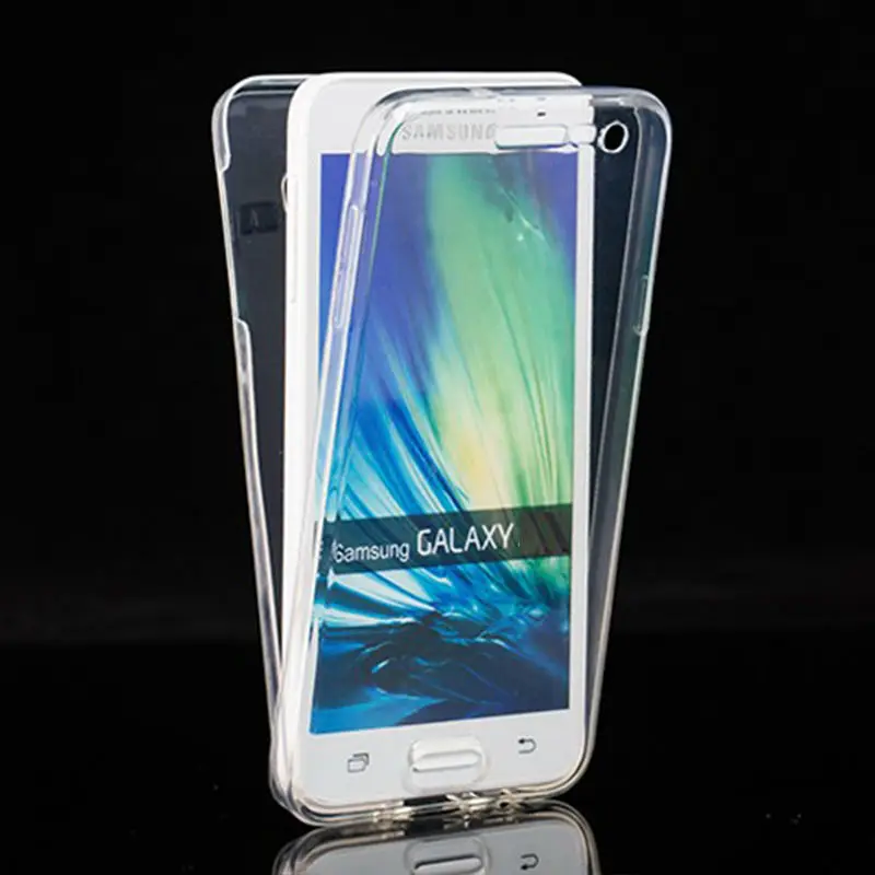 360 Полный корпус чехол для Samsung Galaxy A3 A5 A7 A8 A310 A510 G530 2016 2017 ТПУ Прозрачный передний и