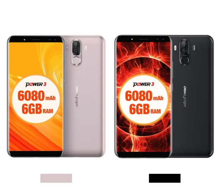 Ulefone мощность 3 6 ГБ 64 и 6080 mAh Helio P23 MT6763 Восьмиядерный 0 дюйма 18:9 FHD Face ID 21MP Quad Камера