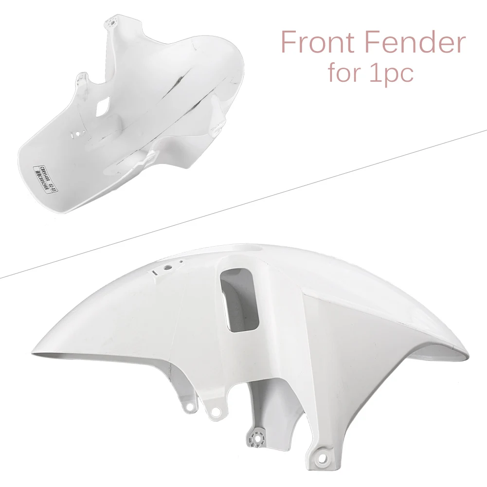 Unpainted White Front Wheel Fender Mudguard Splash Extension Extender Fairing Cover For Honda CBR954RR 2002 2003 &amp CBR929RR | Автомобили
