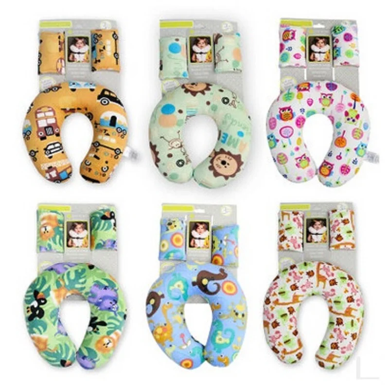 

Soft Infant baby protection U Pillow short plush head neck support fitted for car seat stroller pram capsule pillow Travel Toys
