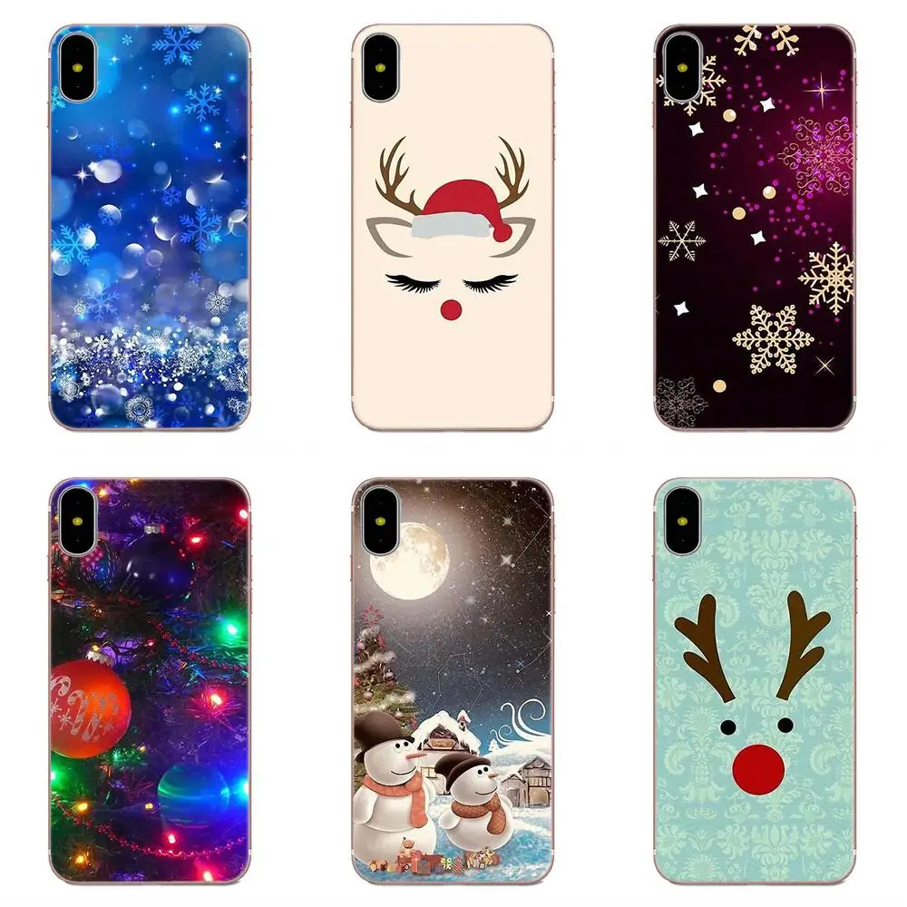Мягкий с рисунками из ТПУ для Huawei P8 P9 P10 P20 P30 Mate 7 8 9 10 20 Lite Plus Pro 2017 новогодние