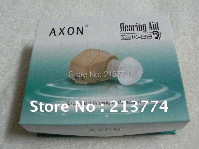 20 шт./лот горячая Распродажа AXON K-86 внутриушной слуховой аппарат звуковой усилитель голоса расширитель в ушной слуховой аппарат
