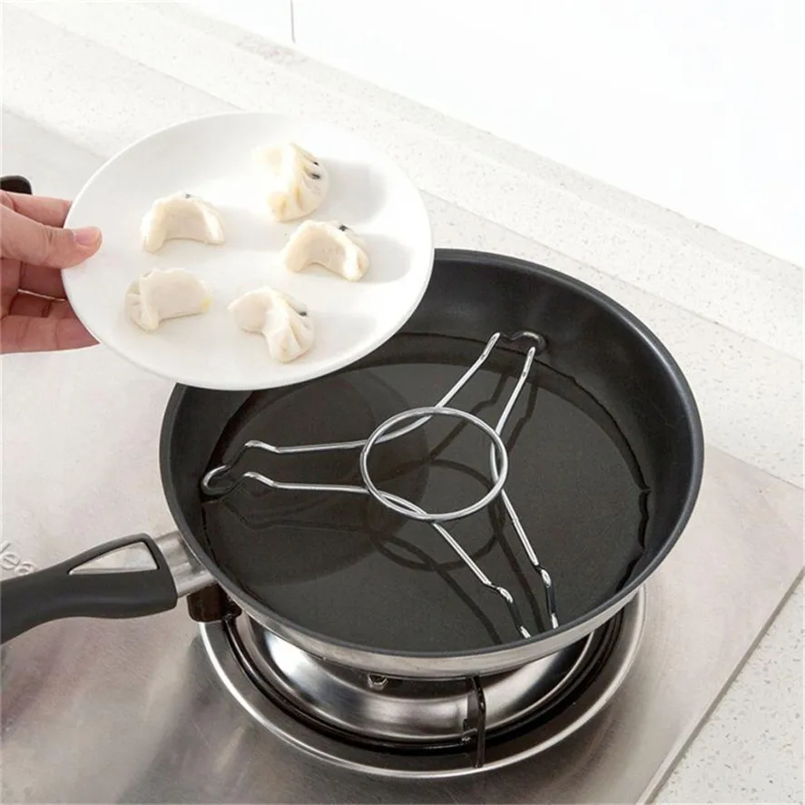 New Steamers Racks TENSKE 1pc Stainless Steel Steamer Rack Insert Stock